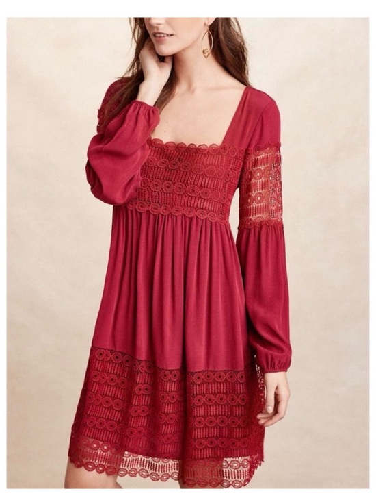 Anthropologie Dresses & Skirts - Anthropologie Floreat Aveline Lace Dress 4